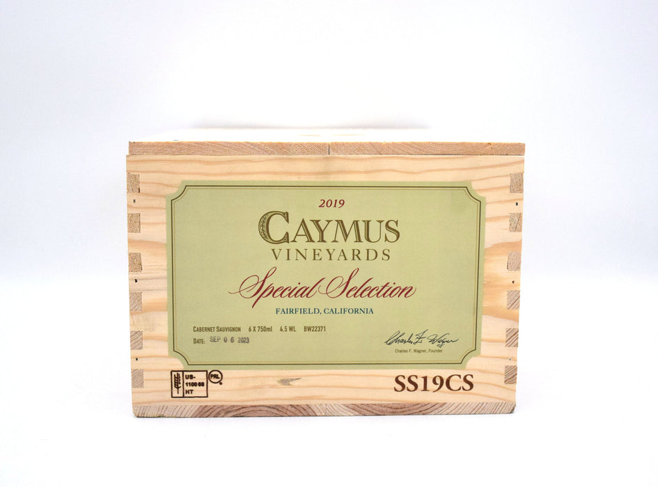 2019 Caymus Vineyards Special Selection Cabernet Sauvignon (Case of 6 Bottles)