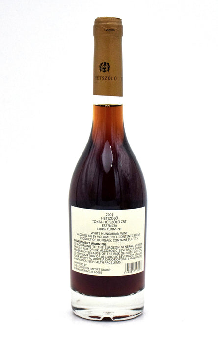 2001 Hetszolo Aszu Eszencia .375ml (with Box)