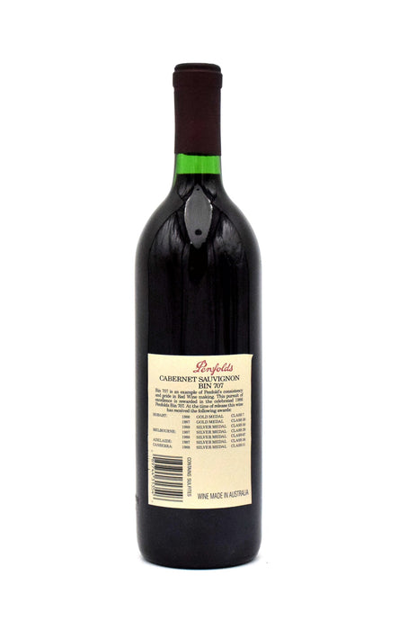 1986 Penfolds Bin 707 Cabernet Sauvignon