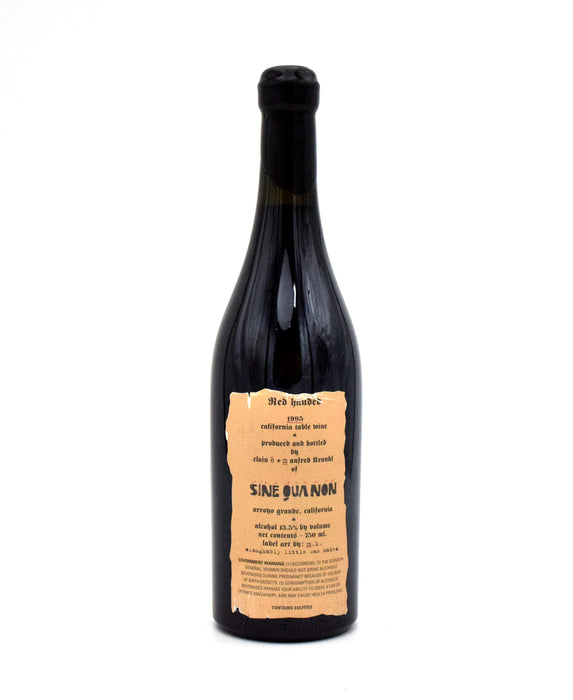 1995 Sine Qua Non Red Handed Grenache - Syrah - Mourvedre