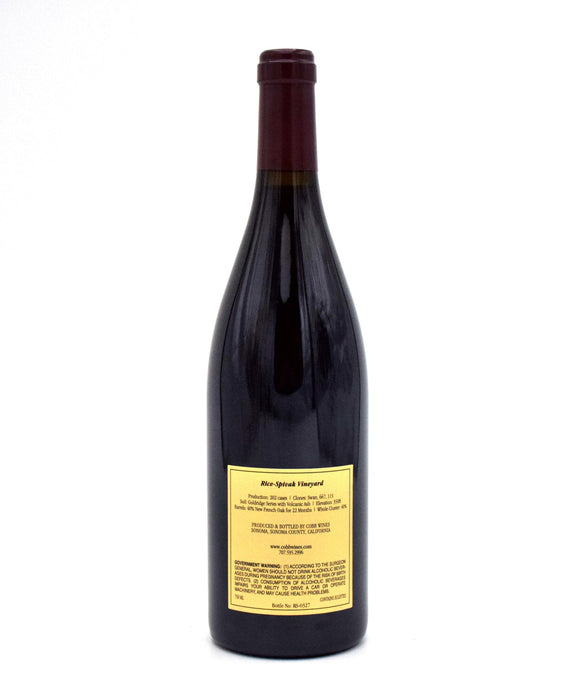2019 Cobb Rice-Spivak Vineyard Pinot Noir