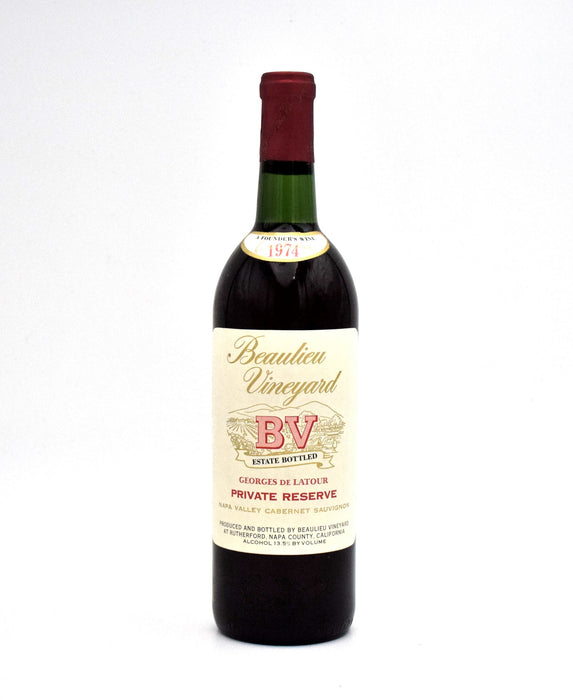 1974 Beaulieu Vineyard BV Georges de Latour Private Reserve Cabernet Sauvignon