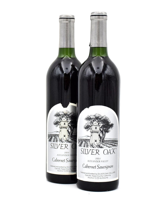 1984 Silver Oak Cellars Alexander Valley Cabernet Sauvignon (Corroded Capsules)