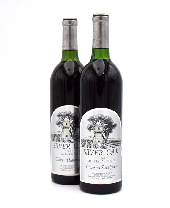 1982 Silver Oak Cellars Alexander Valley Cabernet Sauvignon (Slightly Corroded Capsules)