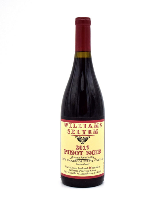 2019 Williams Selyem Lewis MacGregor Estate Vineyard Pinot Noir