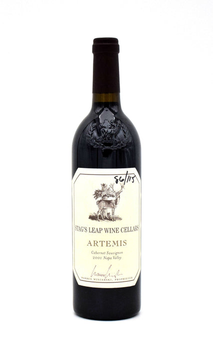 2001 Stag's Leap Wine Cellars 'Artemis' Cabernet Sauvignon (Writing on label)