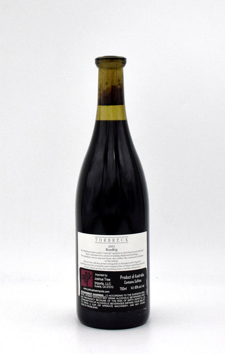2003 Torbreck Runrig Shiraz - Viognier