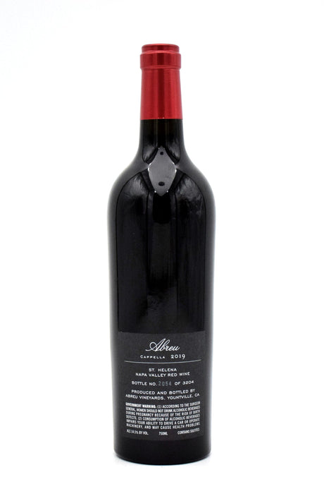 2019 Abreu Vineyard Cappella Proprietary Red