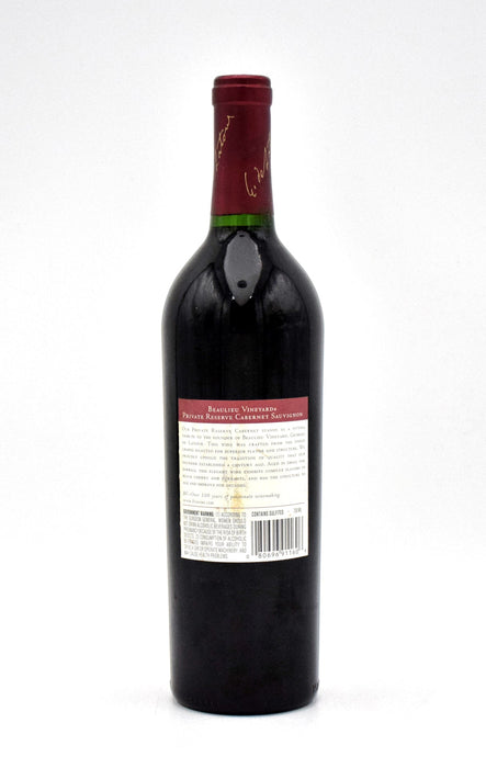 2001 Beaulieu Vineyard BV Georges de Latour Private Reserve Cabernet Sauvignon