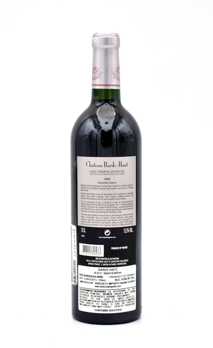 2003 Chateau Barde-Haut