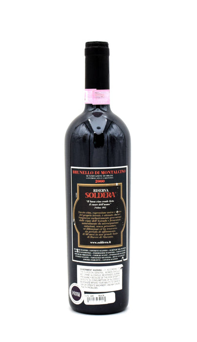 2000 Case Basse di Gianfranco Soldera Brunello di Montalcino Riserva DOCG
