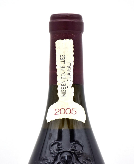2005 Chateau de Beaucastel Chateauneuf-du-Pape Grand Cuvee Hommage a Jacques Perrin (VHS / Slightly Damaged Label)
