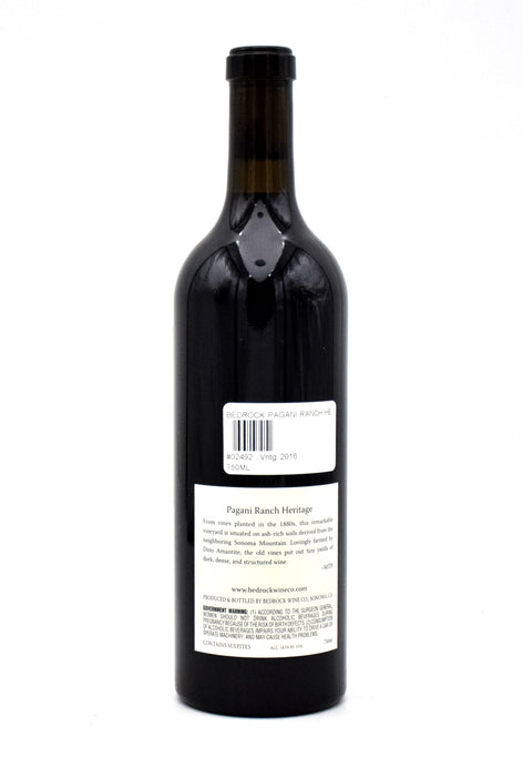2016 Bedrock Wine Co. Pagani Ranch Heirloom-Heritage Wine