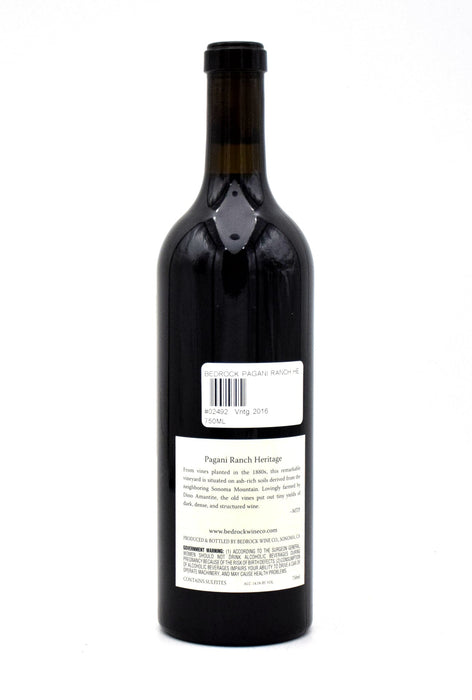 2016 Bedrock Wine Co. Pagani Ranch Heirloom-Heritage Wine