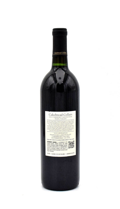 2012 Cakebread Cellars Cabernet Sauvignon