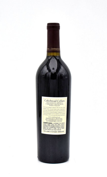 2018 Cakebread Cellars Suscol Springs Vineyard Cabernet Sauvignon