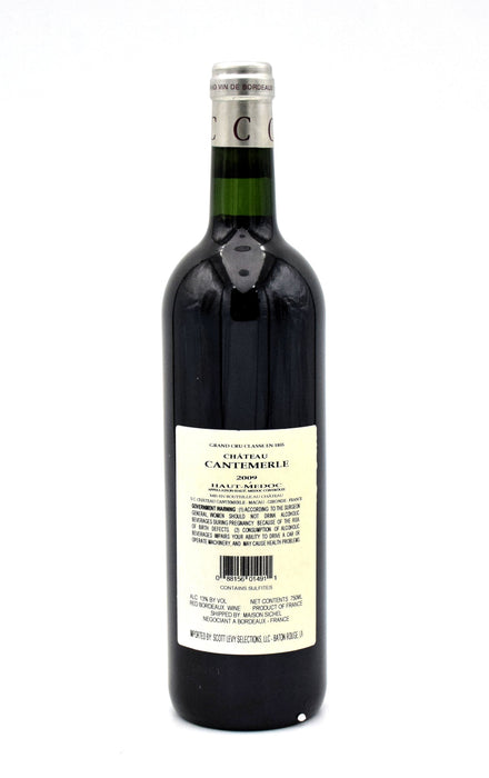 2009 Chateau Cantemerle (slightly damages labels)