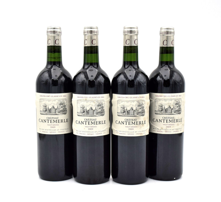 2009 Chateau Cantemerle (slightly damages labels)