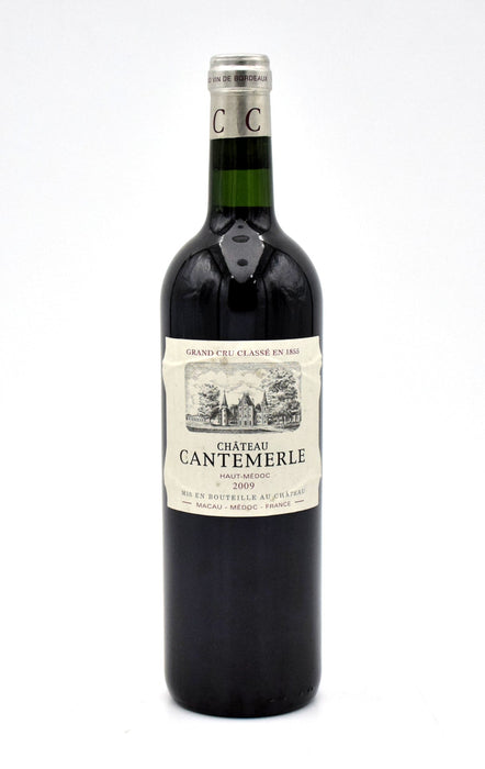 2009 Chateau Cantemerle (slightly damages labels)