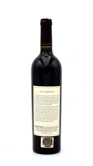 1992 Cardinale Estate Red