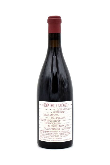 2019 Cayuse Vineyards 'God Only Knows' Armada Vineyard Grenache