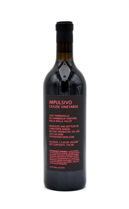 2020 Cayuse Vineyards Impulsivo Tempranillo