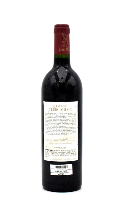 2002 Chateau Clerc-Milon (Stained Label)