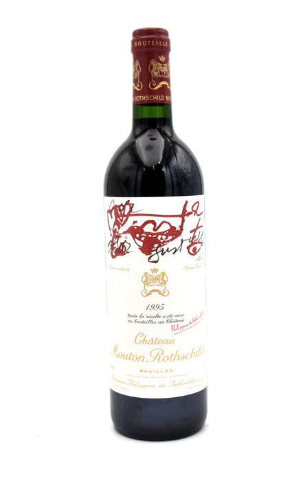 1995 Chateau Mouton Rothschild (Very Very Light Water Stain on Label)