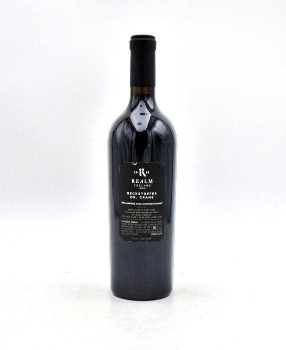 2014 Realm Cellars Beckstoffer Dr. Crane Vineyard Cabernet Sauvignon (Very Small Label Tear)