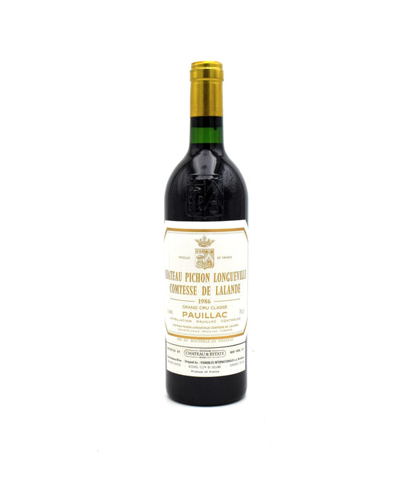 1986 Chateau Pichon Longueville Comtesse de Lalande