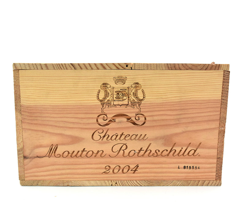 2004 Chateau Mouton Rothschild (Case of 12 Bottles)