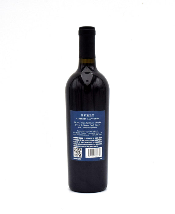 2012 McCrorie Family Vineyards 'Burly' Cabernet Sauvignon