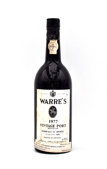 1977 Warre's Vintage Port (Slightly Scuffed / Stained Labels)