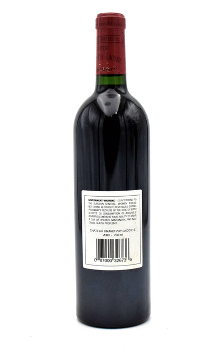 2000 Chateau Grand-Puy-Lacoste (Slightly Stained Label)