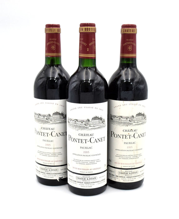1995 Chateau Pontet Canet (Very Slightly Scuffed Labels)