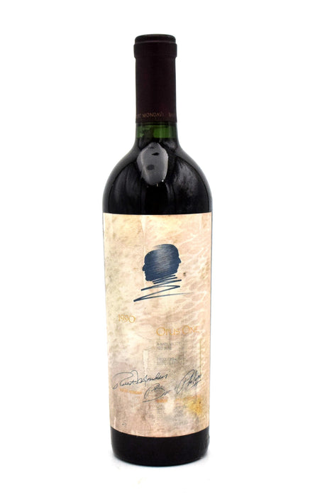 1990 Opus One (Heavily Stained Label)