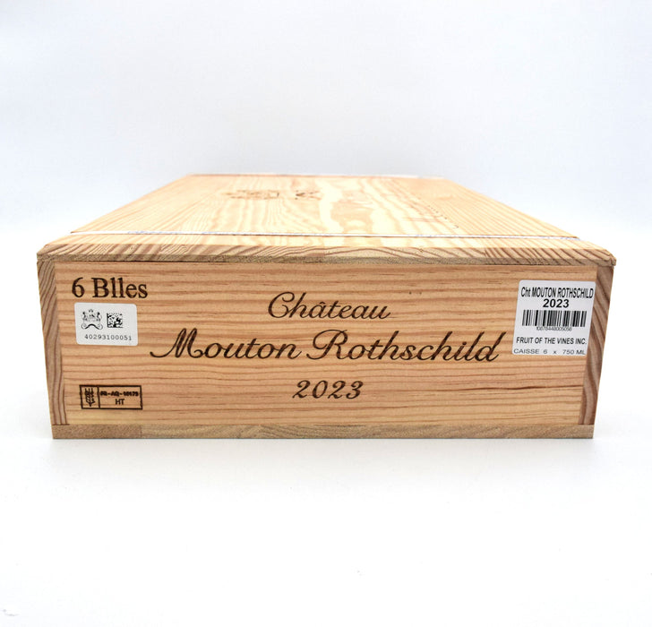 2023 Chateau Mouton Rothschild (Case of 6 Bottles)