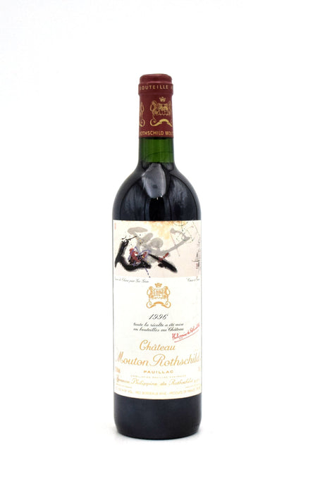 1996 Chateau Mouton Rothschild (Stained Label)