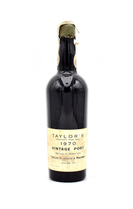 1970 Taylor Fladgate Vintage Port (Slightly Chipped Wax)