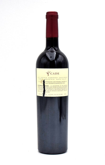 2017 Cade Estate Cabernet Sauvignon (Slightly Torn Label)