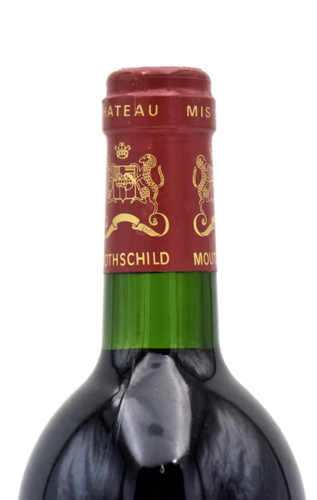 1996 Chateau Mouton Rothschild (Stained Label)
