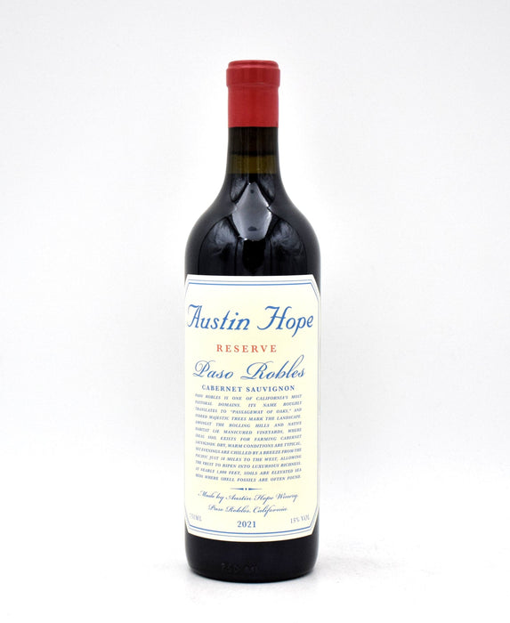 2021 Austin Hope Winery Reserve Cabernet Sauvignon