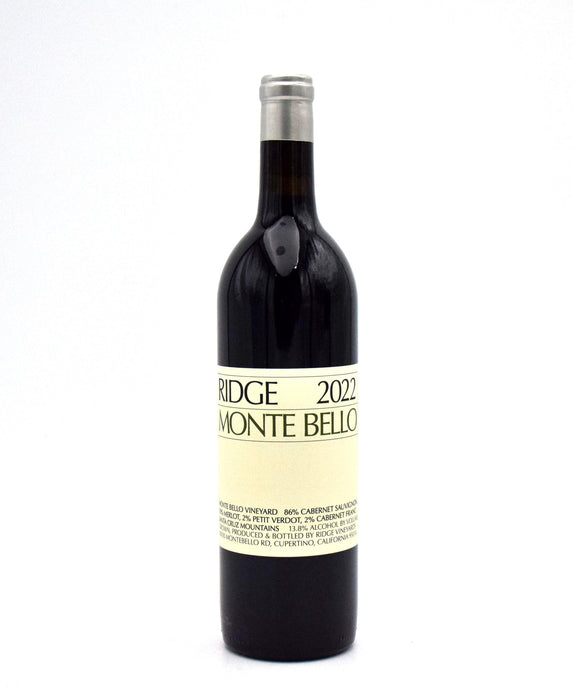 2022 Ridge Vineyards Monte Bello