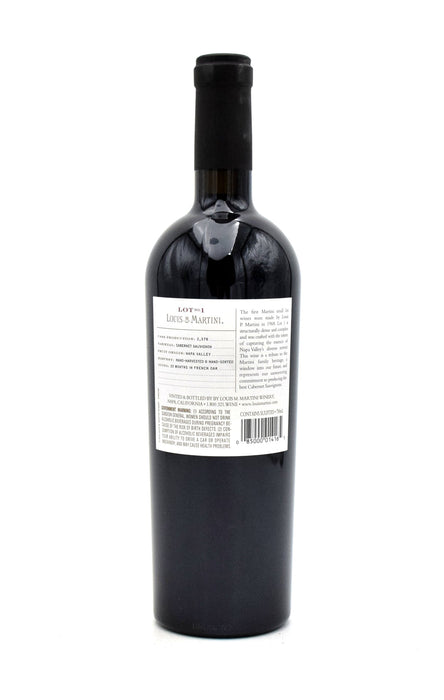 2018 Louis M. Martini Lot No. 1 Cabernet Sauvignon
