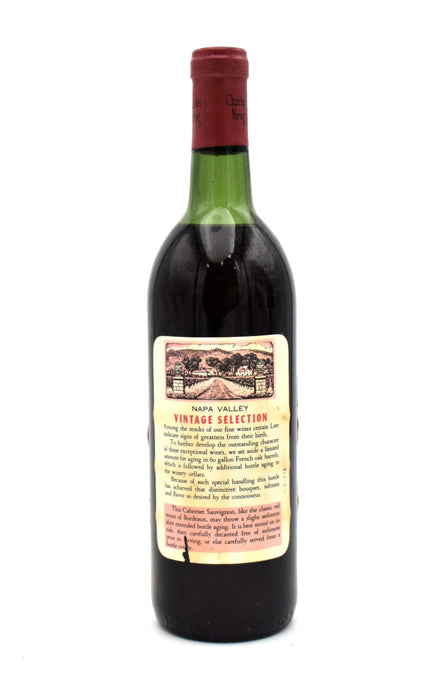 1974 Charles Krug Peter Mondavi Family Vintage Selection Cabernet Sauvignon (HS/MS)