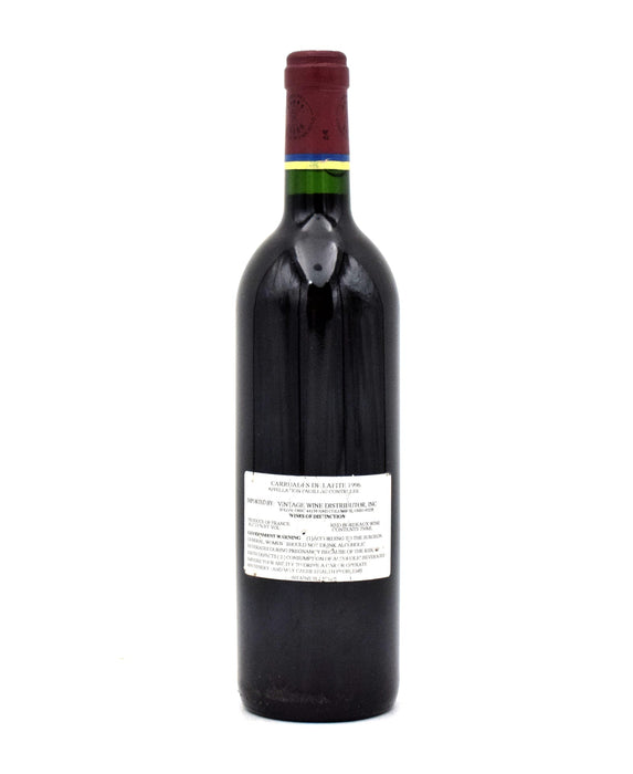 1996 Chateau Lafite Rothschild 'Carruades de Lafite'