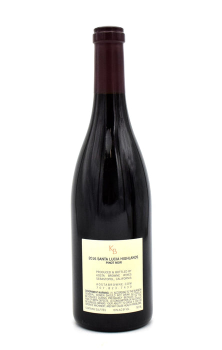 2016 Kosta Browne Santa Lucia Highlands Pinot Noir (Slightly Torn Label)
