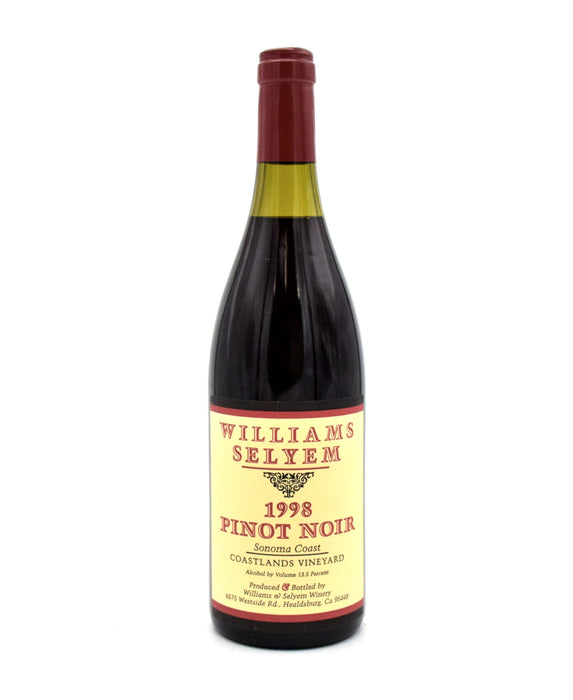 1998 Williams Selyem Coastlands Vineyard Pinot Noir