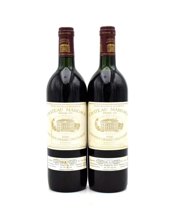 1986 Chateau Margaux (Slightly Stained Labels / VHS)