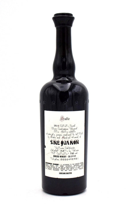 2016 Sine Qua Non 'Subir' Syrah (Missing Rubber Capsule)